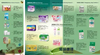 公司产品宣传单四折页