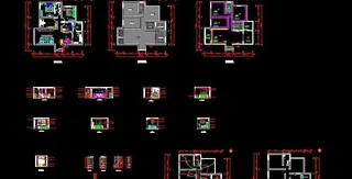 两室一厅室内装修图纸