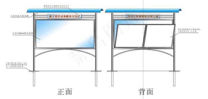 不锈钢橱窗设计图片cdr矢量模版下载