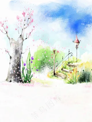 儿童摄影背景图片