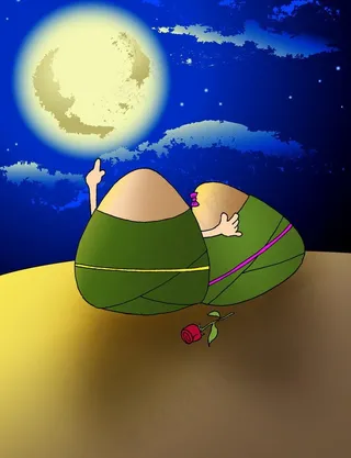 端午吉祥物 粽娃图片