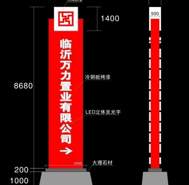 立牌图片cdr矢量模版下载