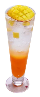 免抠元素芒果气泡水