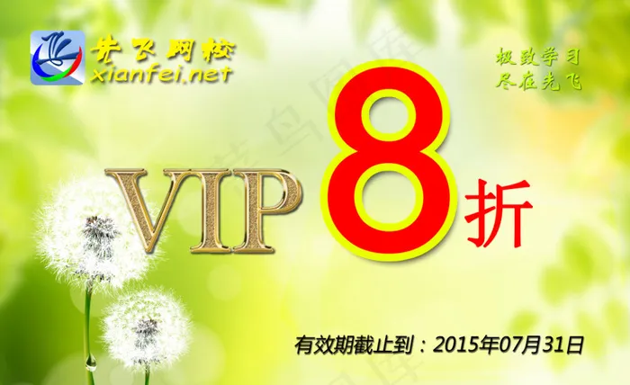 vip8折卡psd模版下载