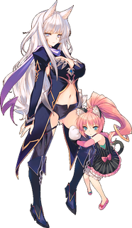 卡通美少女表情包PNG素材