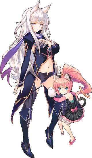 卡通美少女表情包PNG素材