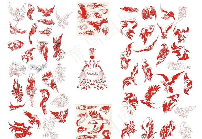 鹰矢量图片cdr矢量模版下载
