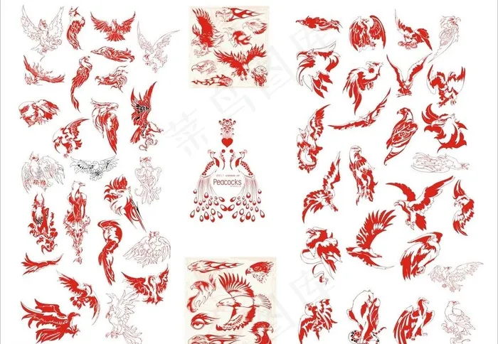 鹰矢量图片cdr矢量模版下载