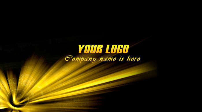 超炫金黄色汽车车行美容维修名片