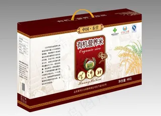 有机营养米包装(展开图)图片