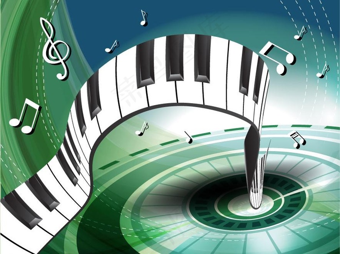 动感线条 钢琴音符唱片音乐背景图片