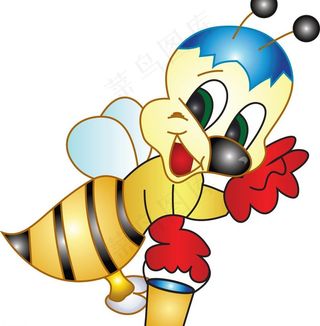 卡通蜜蜂图片