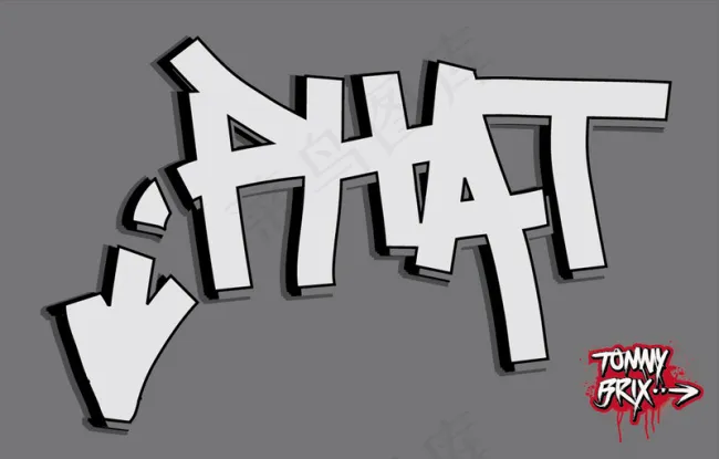 矢量艺术英文ai矢量模版下载