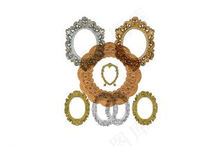 花纹相框设计素材图片