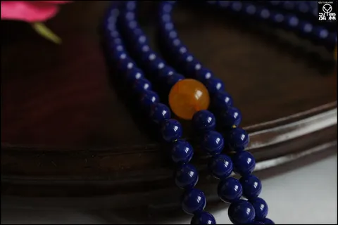 泓霖 青金石 蜜蜡图片