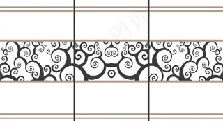 抽象移门图案