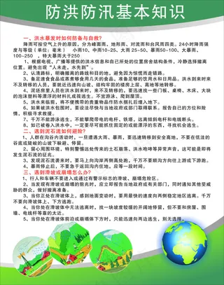 防洪 防汛 基本知识