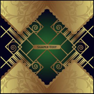 潮流装饰时尚花纹矢量素材