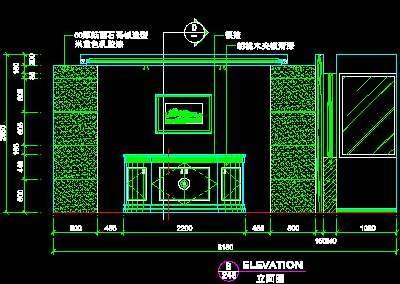 别墅实例、中式风格场景cad详图素...