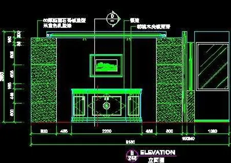 别墅实例、中式风格场景cad详图素...