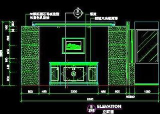 别墅实例、中式风格场景cad详图素...