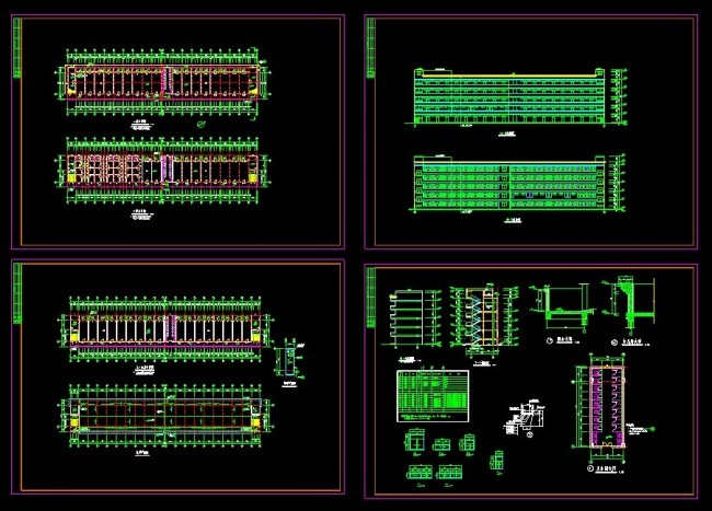 某家具宿舍楼建筑cad设计图