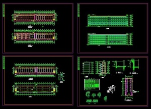 某家具宿舍楼建筑cad设计图