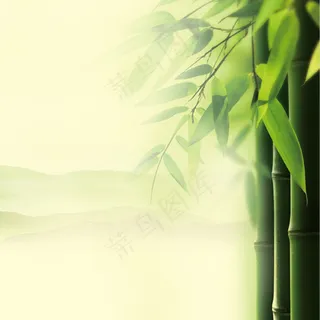 竹子清新背景 竹子清新背景
