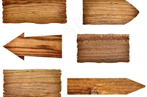 木质方向牌图片