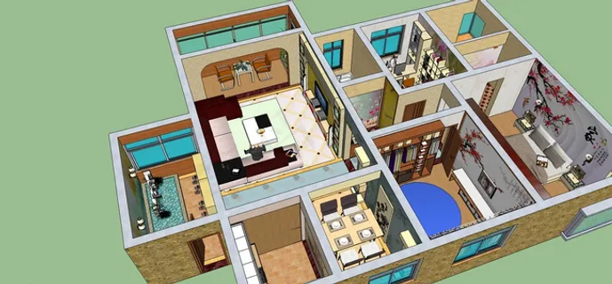 室内场景模型图片 室内场景模型图片