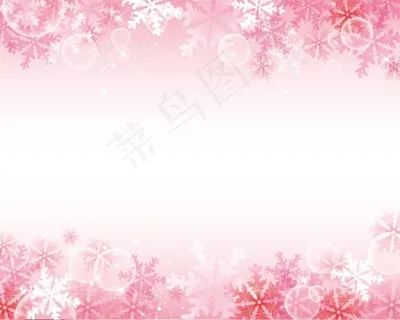 圣诞节粉红浪漫雪花节日背景 圣诞节粉红浪漫雪花节日背景