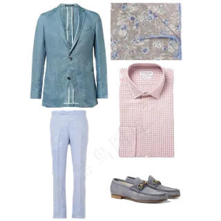 淘宝春季新品男装服装搭配海报素材