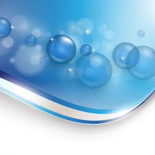 线条泡泡抽象背景图片