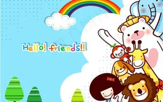 彩虹长颈鹿图片