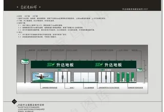 升达门头形象墙图片
