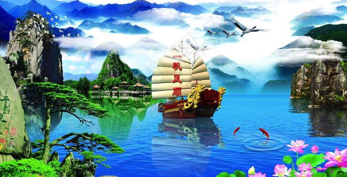 一帆风顺图片