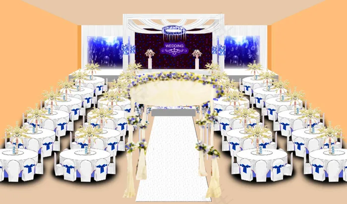 婚礼背景psd模版下载