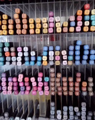多色马克笔图片