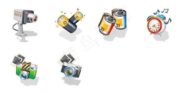 3D电子产品图标下载