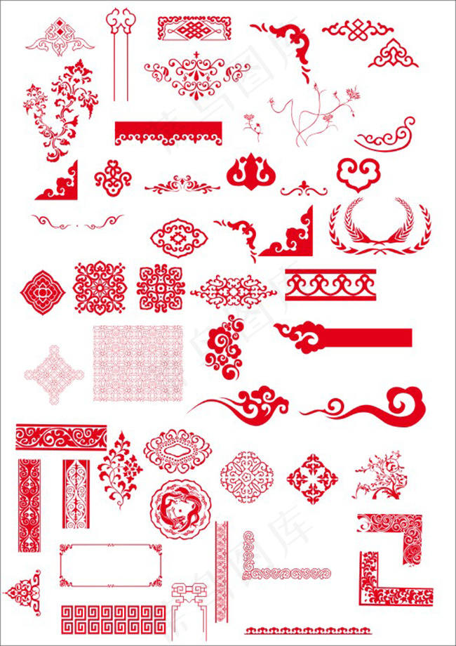 中国古典精品花纹