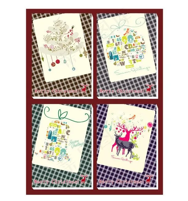 圣诞创意笔记本图片ai矢量模版下载