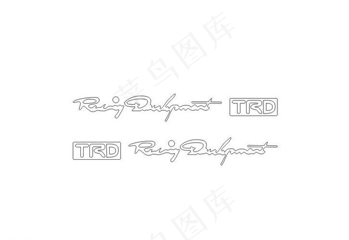 tdr车贴图片cdr矢量模版下载