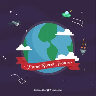 在宇宙背景inmensity地球