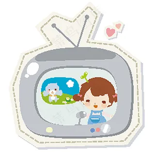 电视机里的女孩