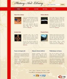 欧美企业网站CSS模板