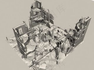 游戏场景模型图