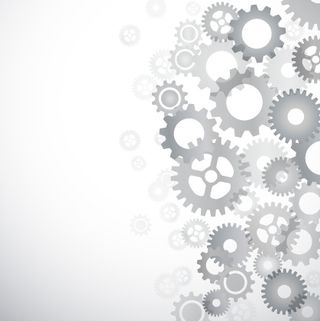 摘要齿轮背景矢量素材