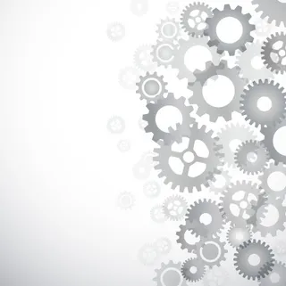 摘要齿轮背景矢量素材