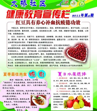 夏季健康教育宣传栏图片