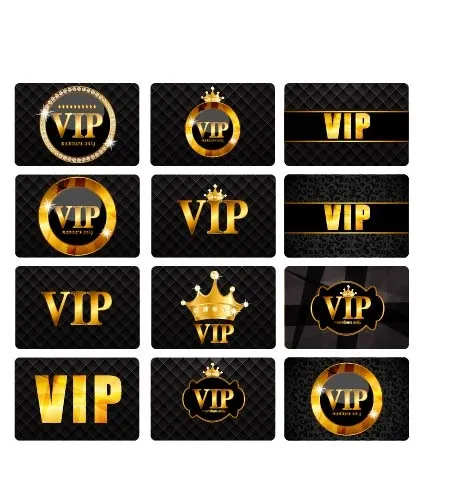 VIP金色艺术字